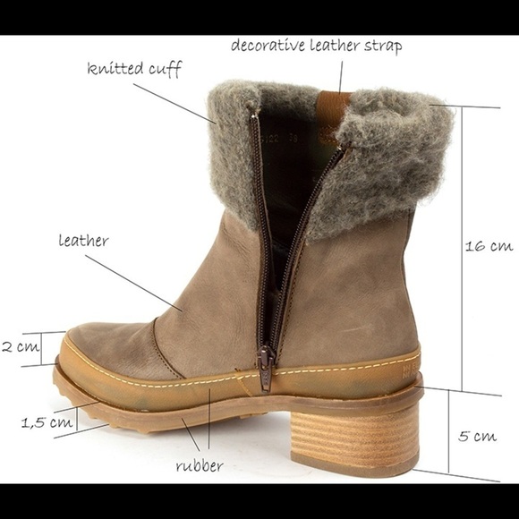 El Naturalista N5122 Kentia waterproof Leather Boot plume - Picture 8 of 10